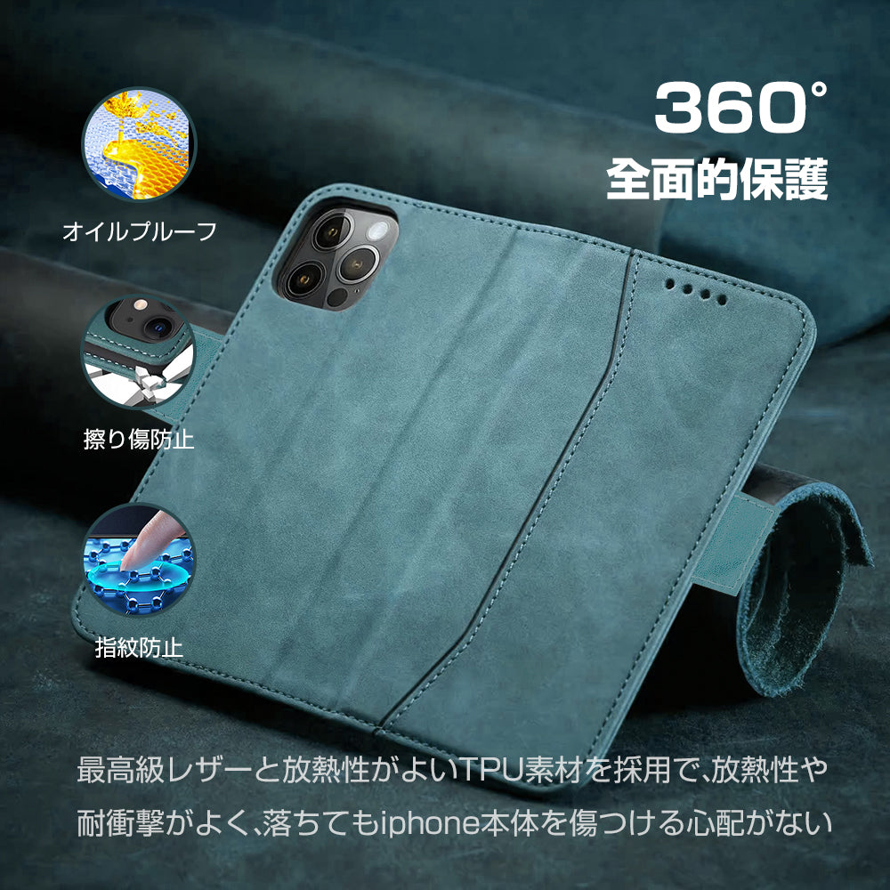 iPhone SE2 8 7 6S 対応 手帳型 ブラック 猫♪ 164 - iPhoneアクセサリー